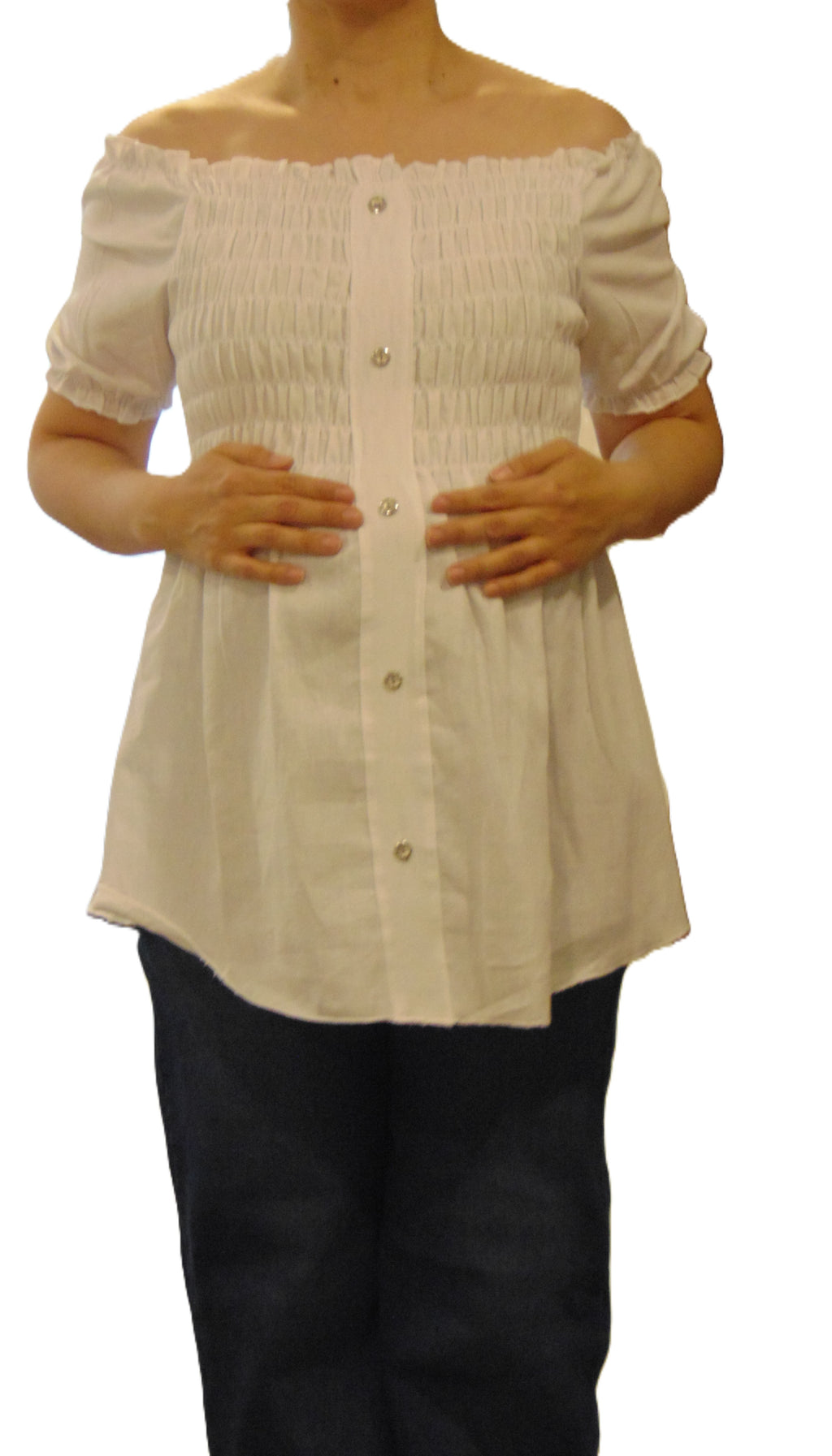 Blusa Larga para Mujer con Cinta en Cintura – Corte Elegante