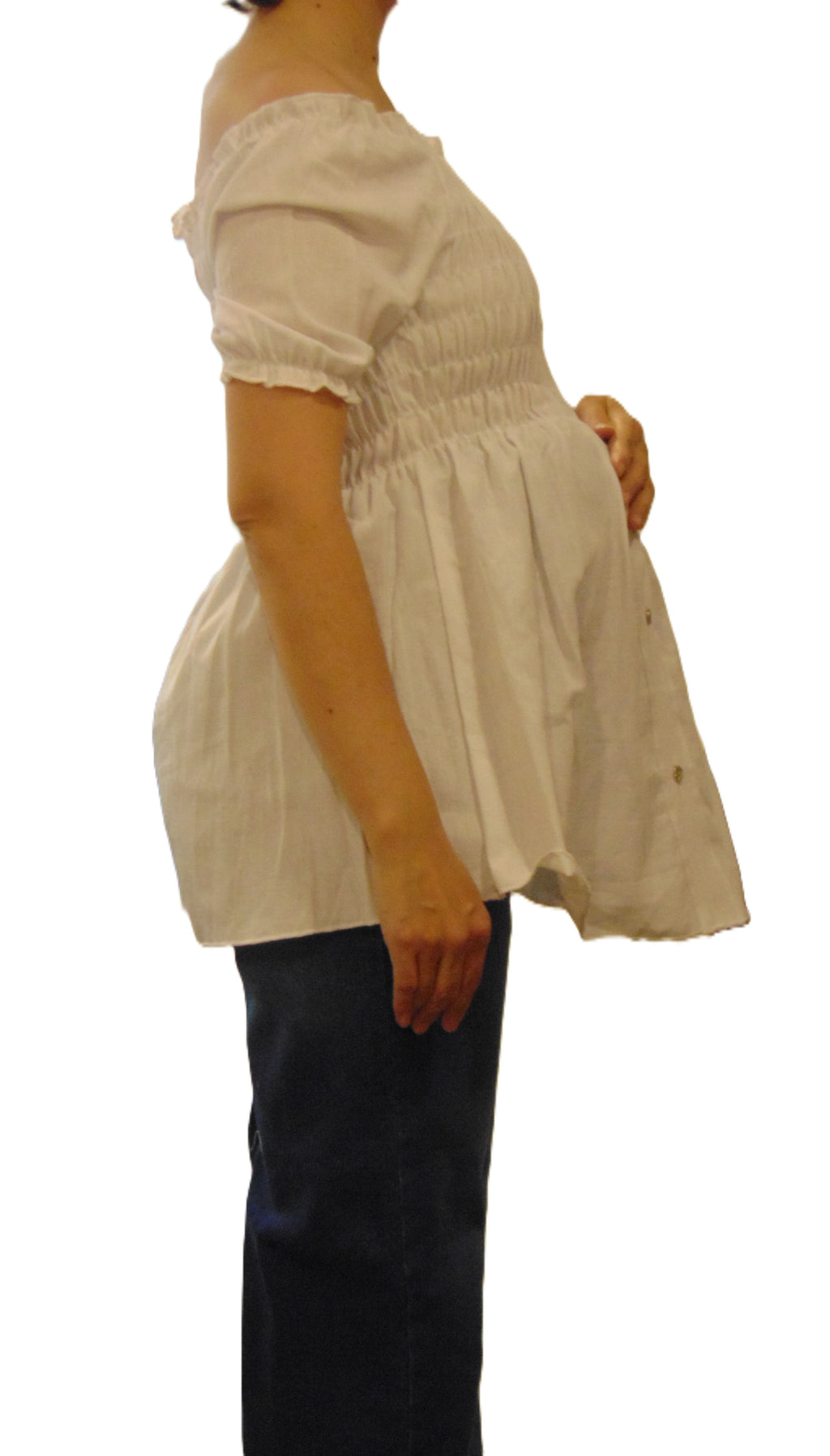 Blusa Larga para Mujer con Cinta en Cintura – Corte Elegante