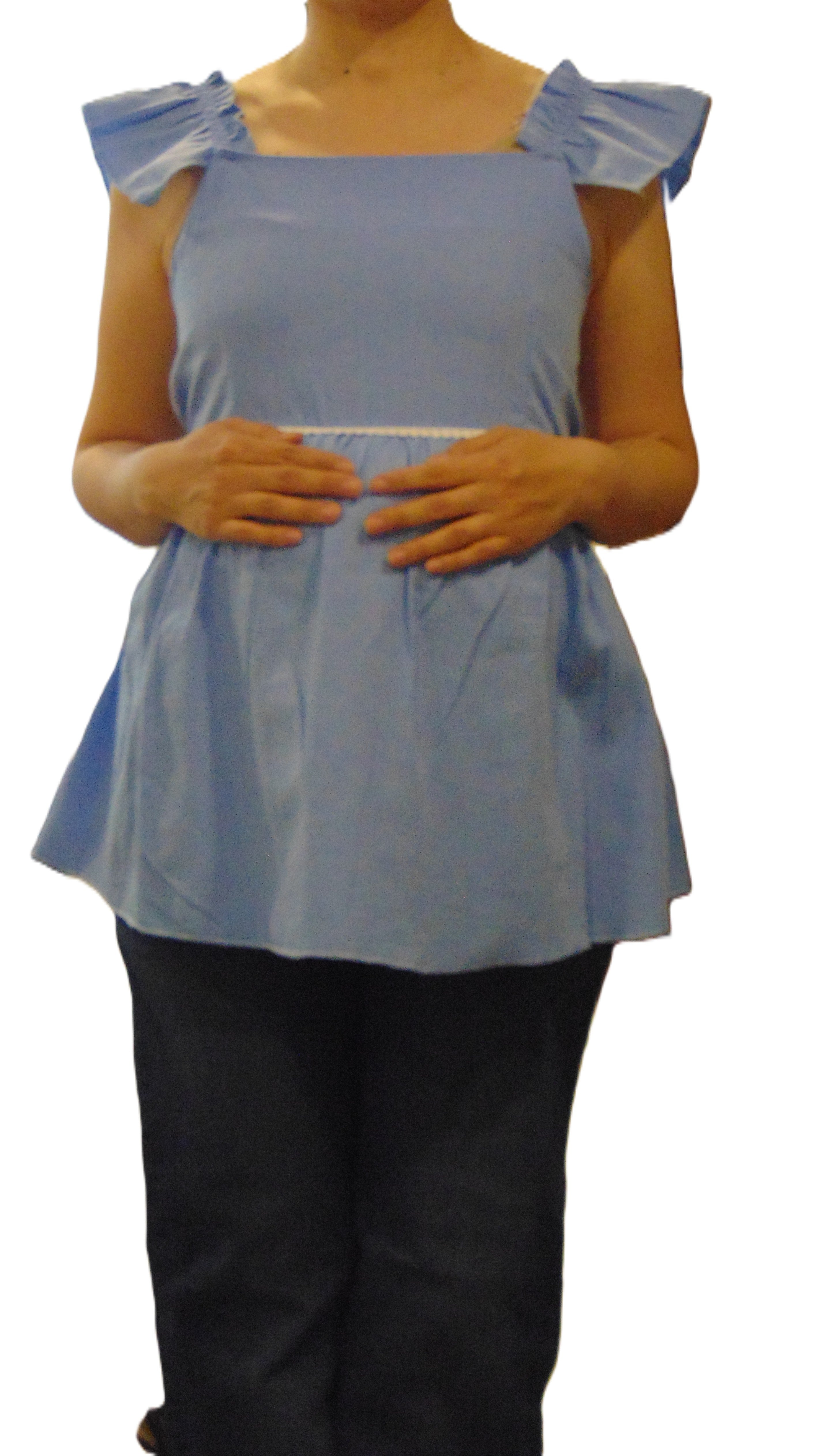 Blusa Larga sin Mangas para Mujer – Top Elegante Casual