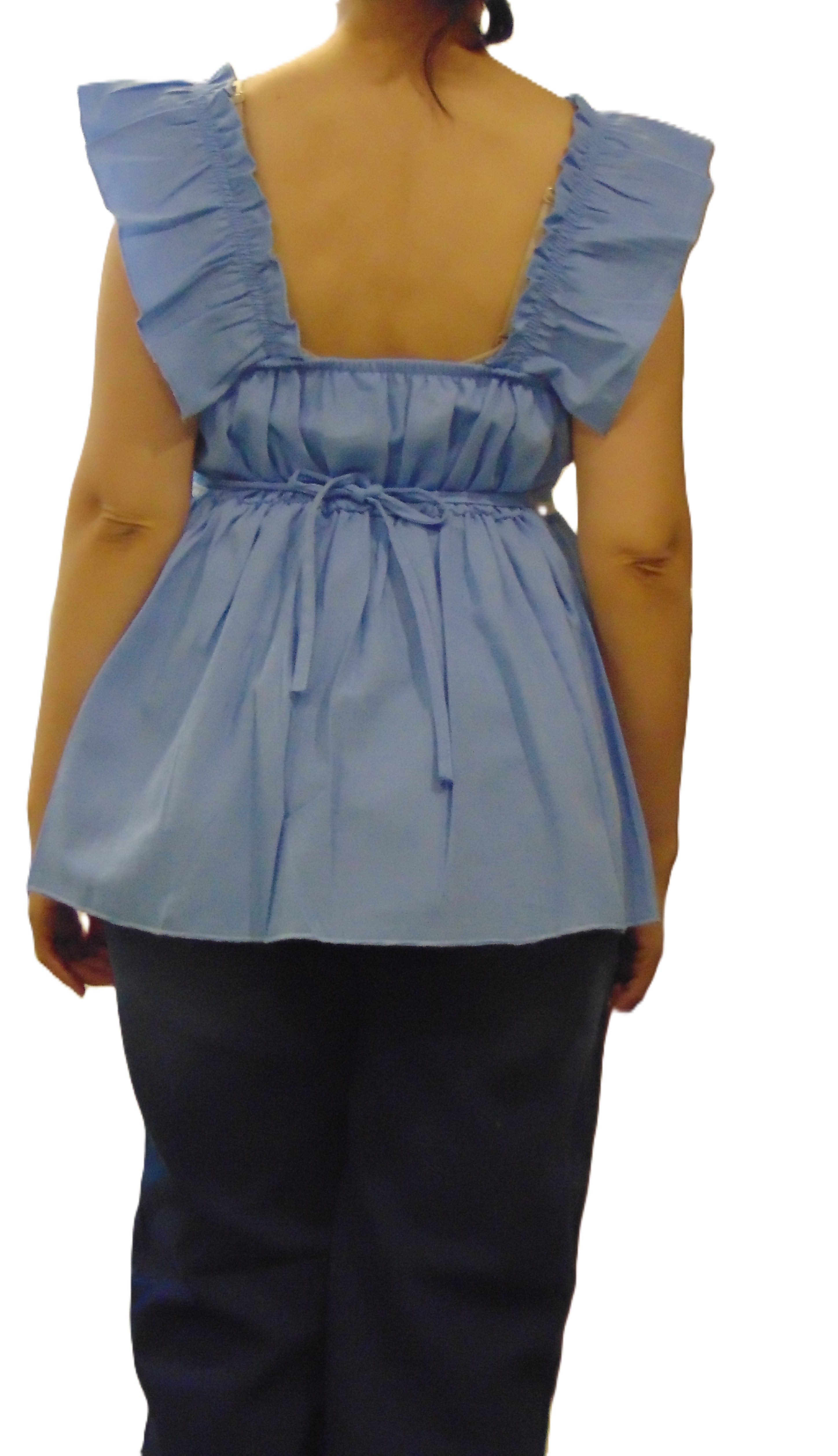 Blusa Larga sin Mangas para Mujer – Top Elegante Casual