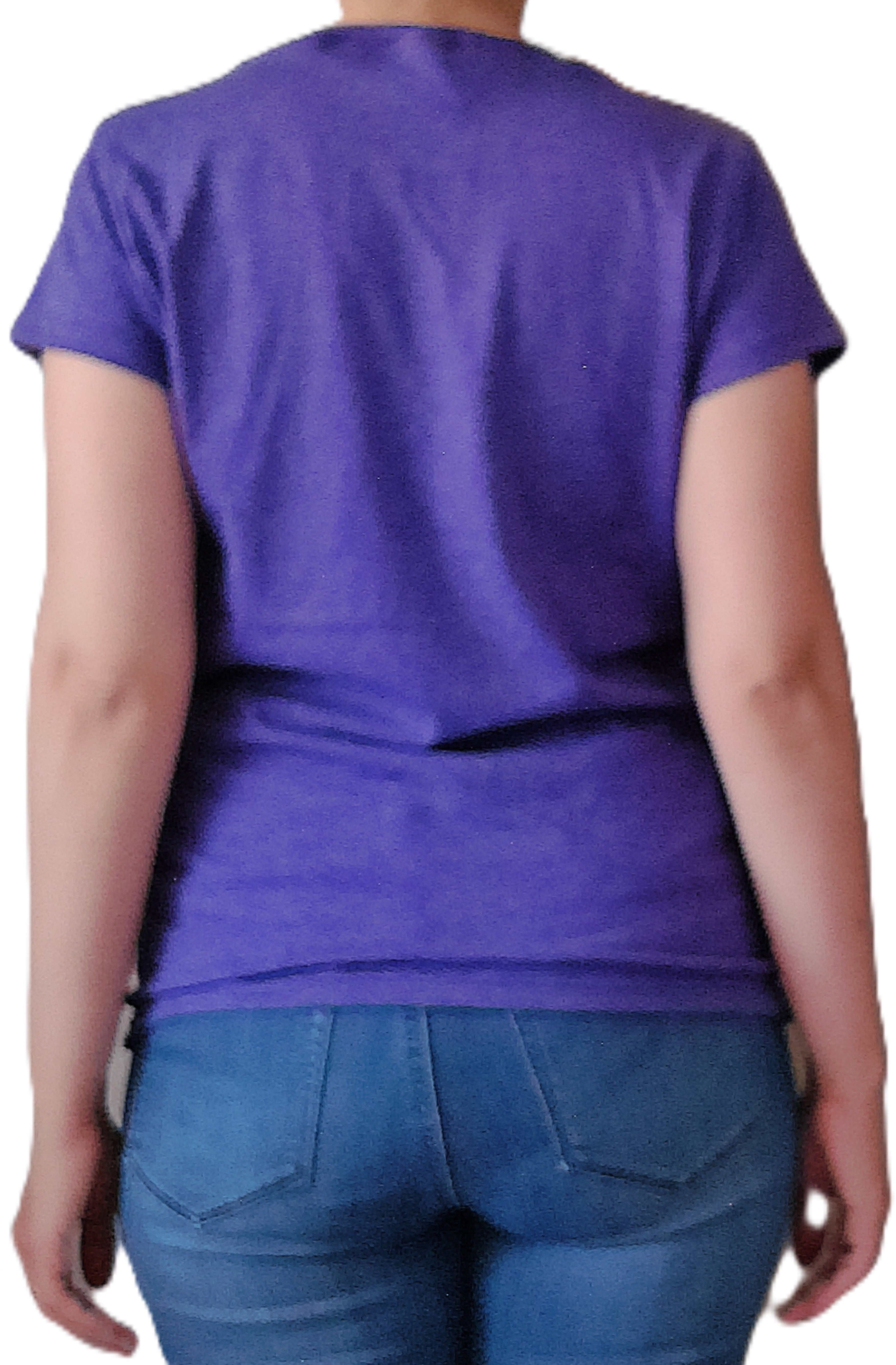 Playera cuello redondeo manga corta con silueta