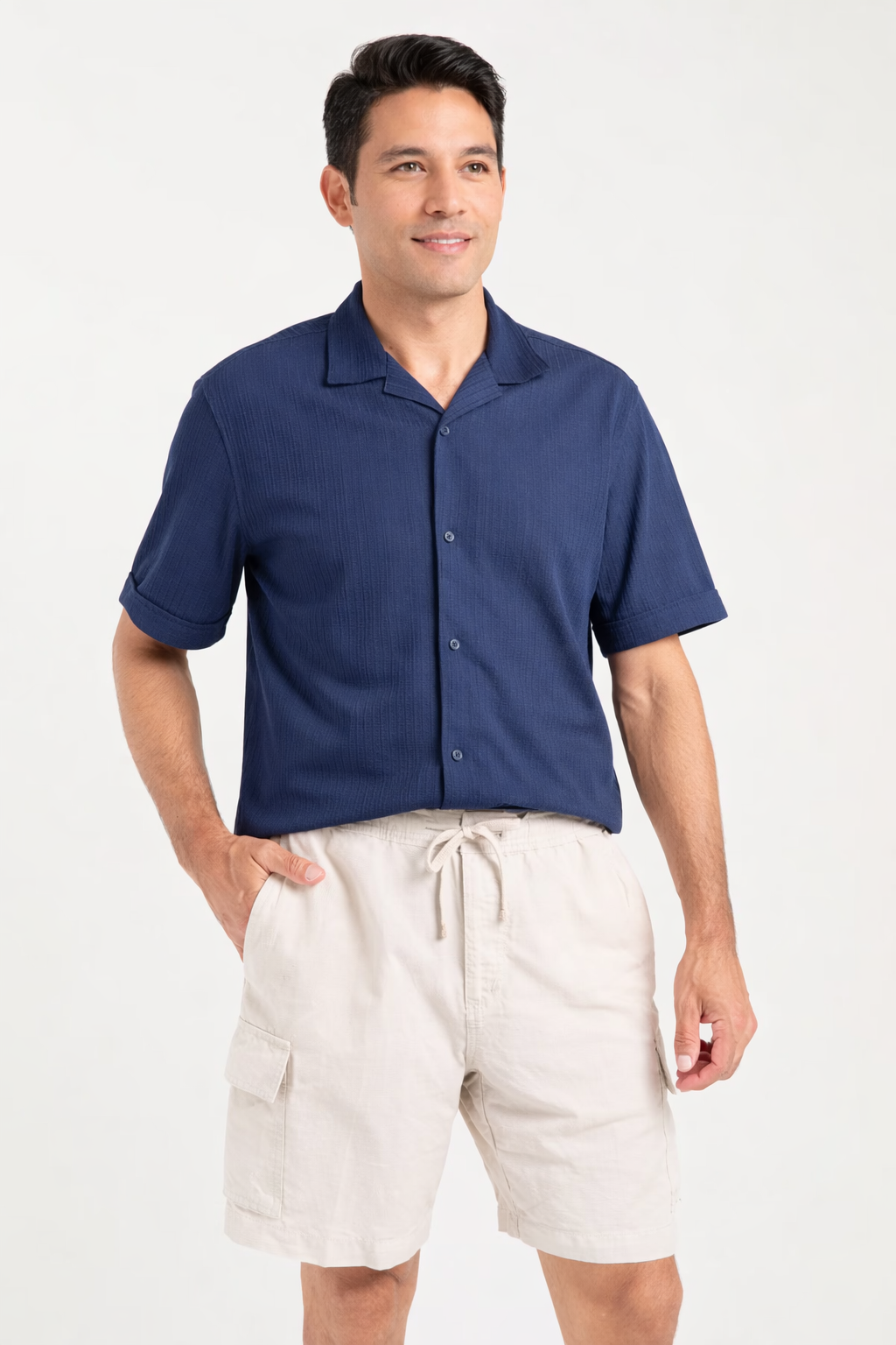 Bermuda Cargo Beige con Cordón – Estilo Casual y Fresco