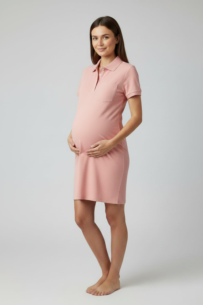 VESTIDO CORTO POLO MATERNIDAD