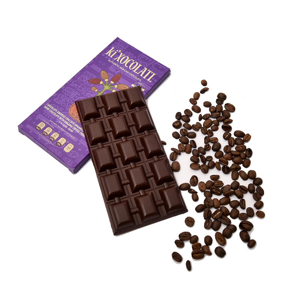 Chocolate Amargo con Café de Oaxaca – 75% Cacao