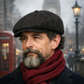 Gorra Inglesa Gris Oxford Talla M (55-57 cms)
